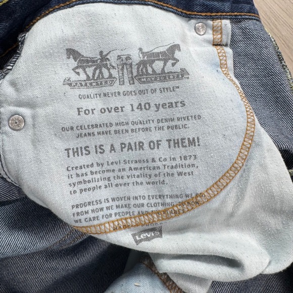 Levi's 550 Relaxed Fit Jeans Mens 38x30 Medium Wash Blue Denim Pants‎ - Picture 10 of 11